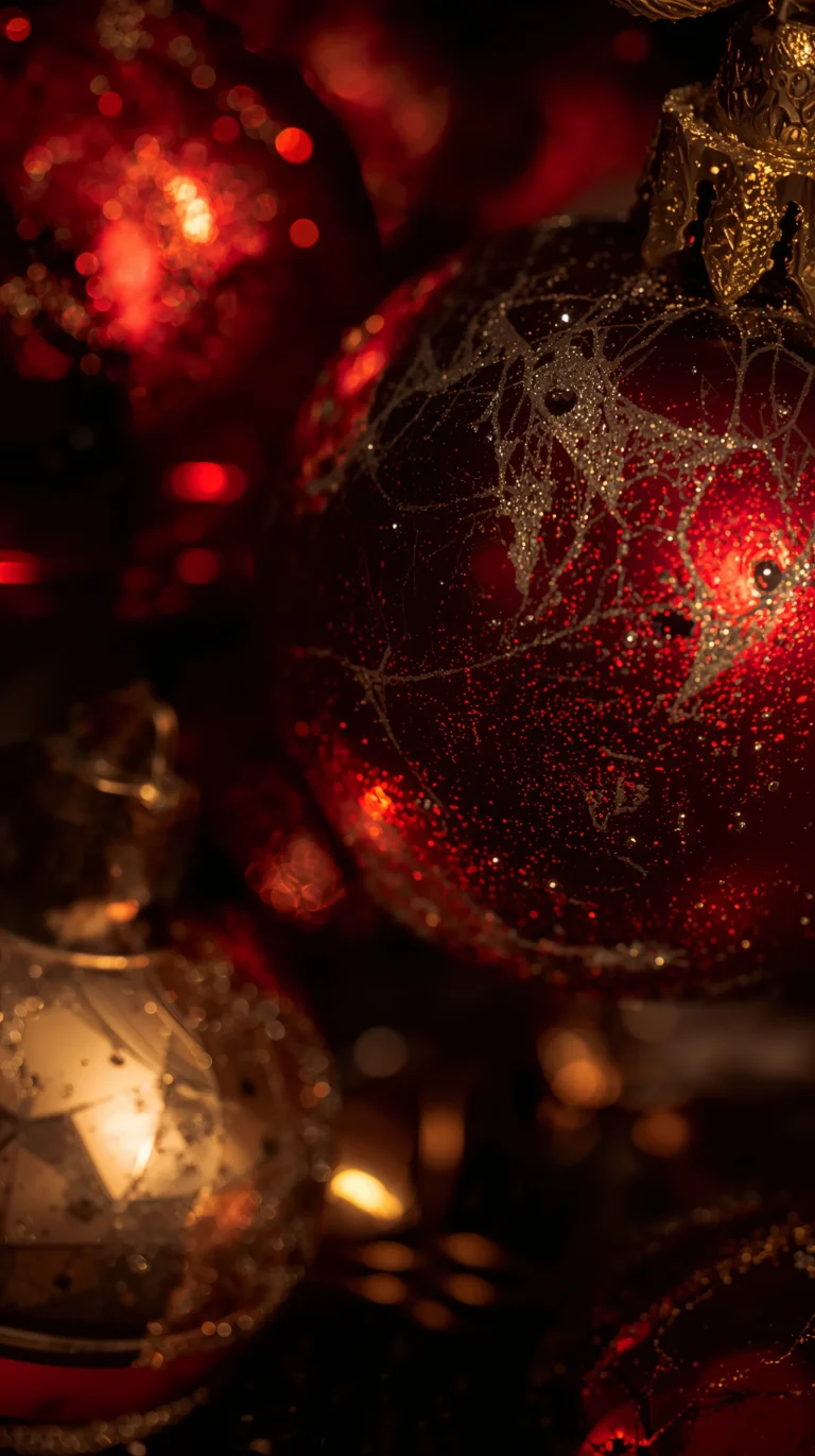 vintage-christmas-wallpapers-antique-glass-ornaments-macro-phone