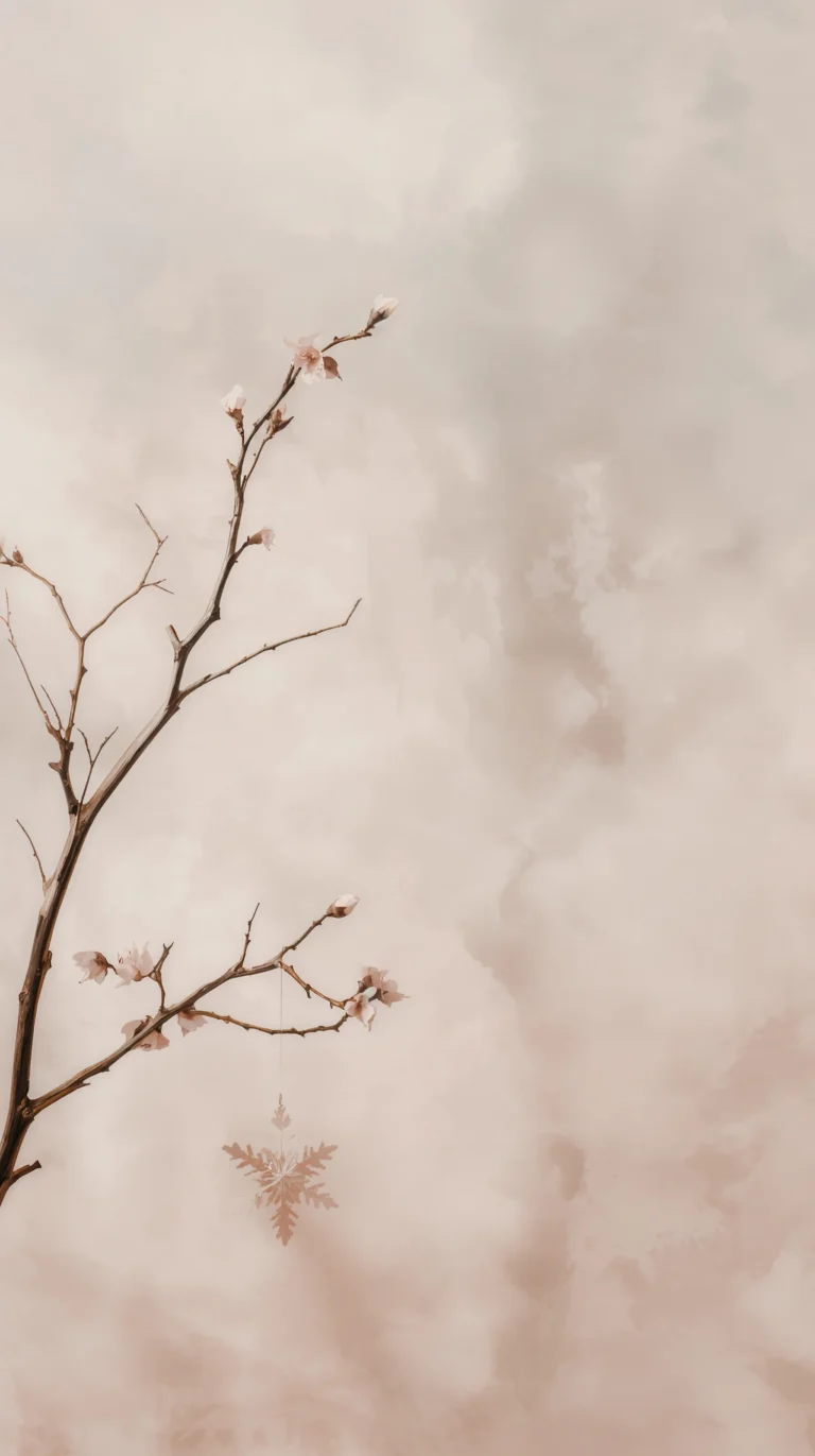 white-minimalist-wallpapers-minimal-winter-ornament-branch-iphone