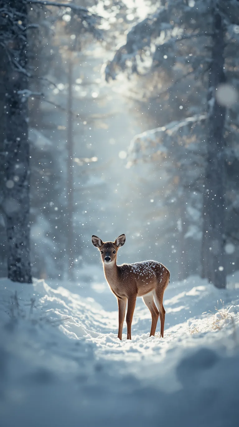 winter-forest-wallpapers-fawn-winter-forest-fullbody