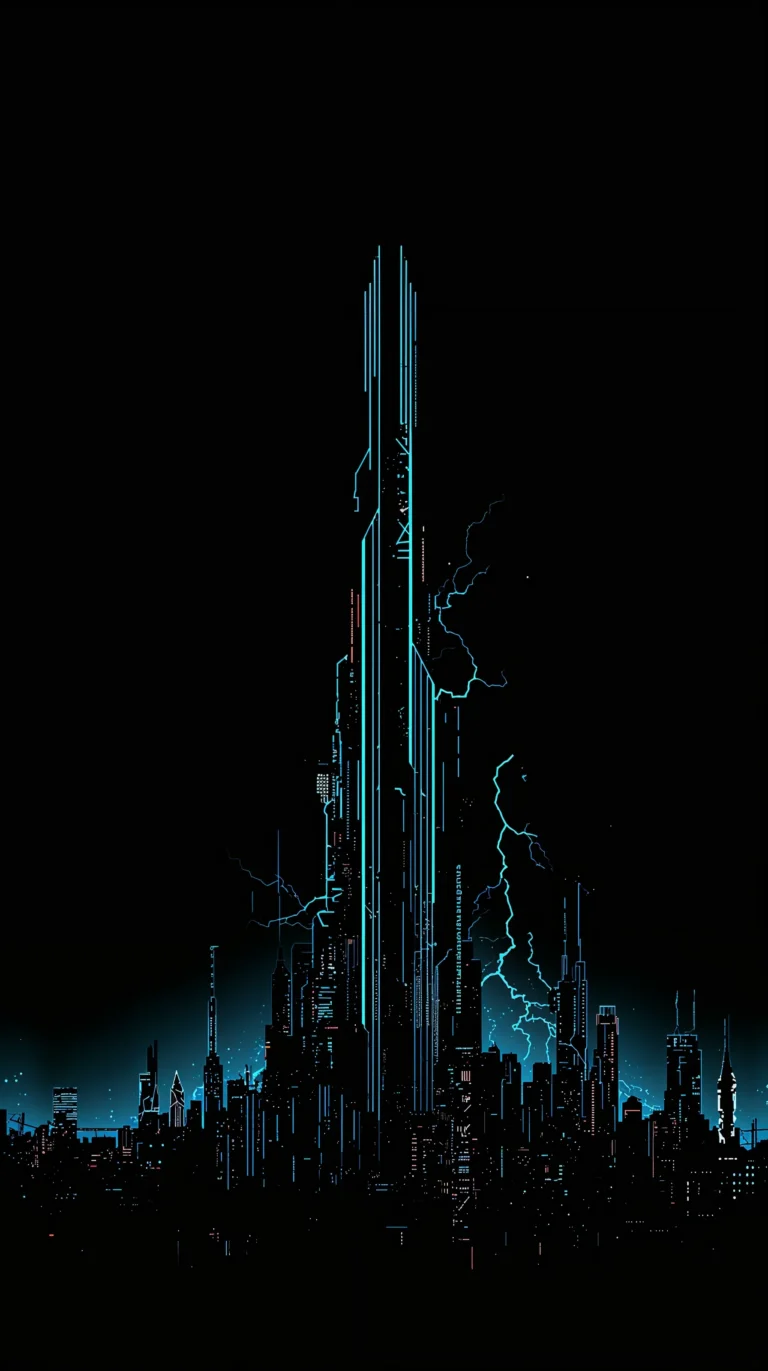 black-cyberpunk-wallpapers-dark-mech-tower-phone