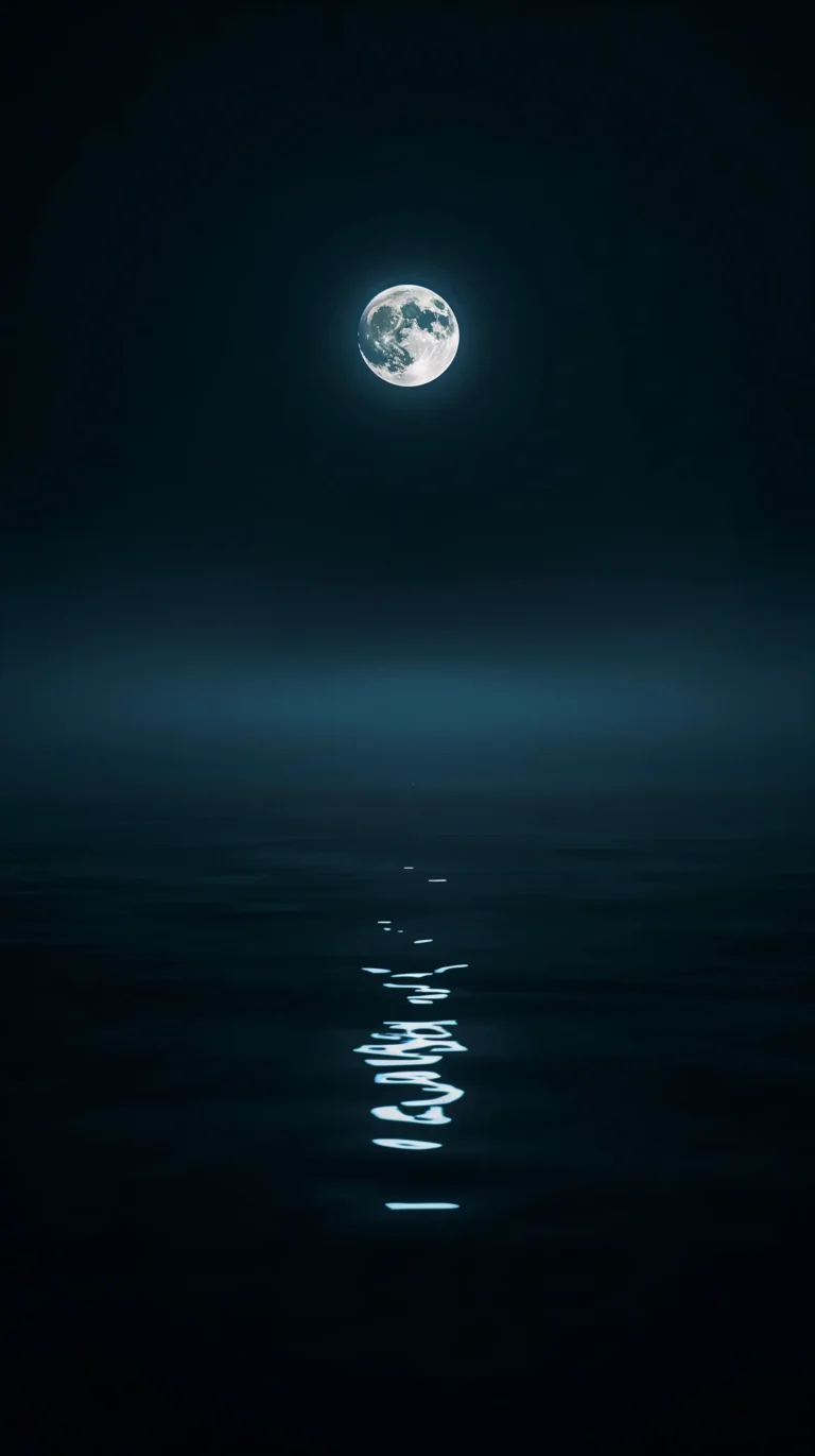 black-water-wallpapers-ripples-moonlight-phone