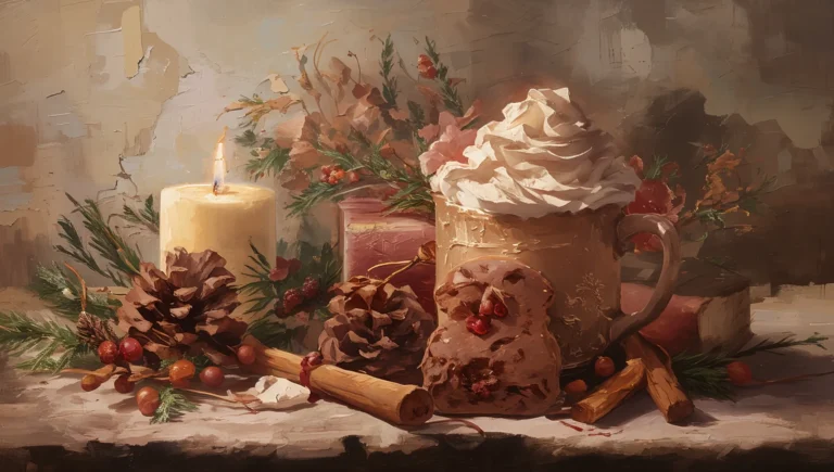 christmas-oil-painting-wallpapers-warm-cocoa-still-life-vintage-ipad