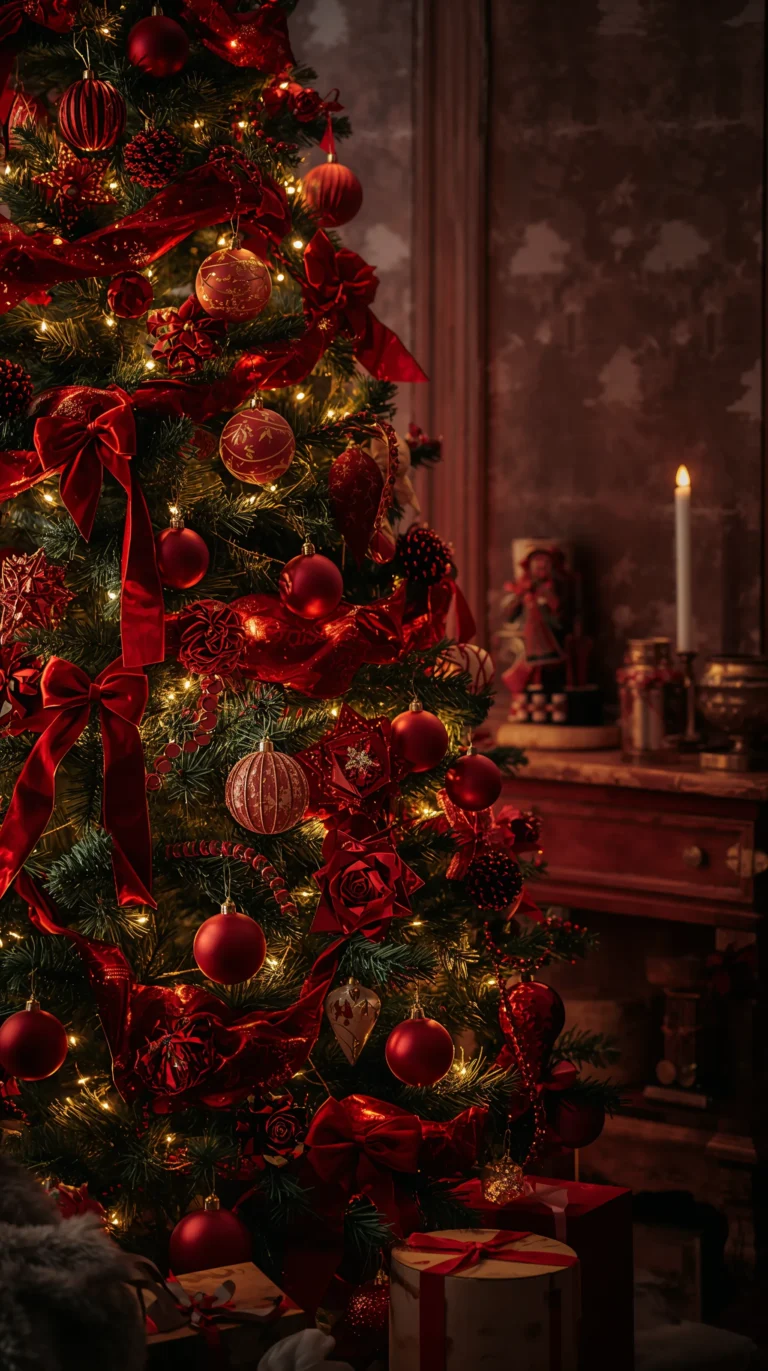 christmas-tree-wallpapers-red-elegant-burgundy