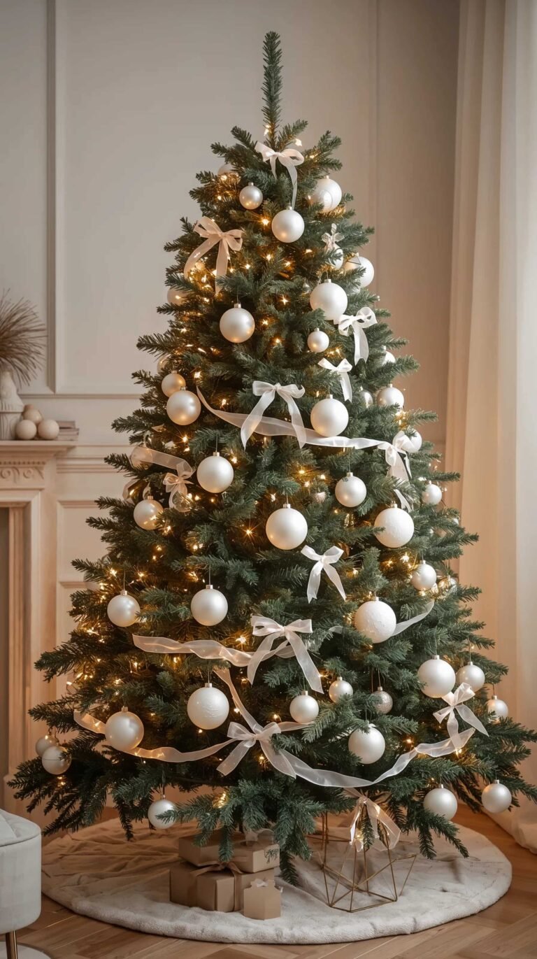 christmas-tree-wallpapers-white-elegant-pearl-decor