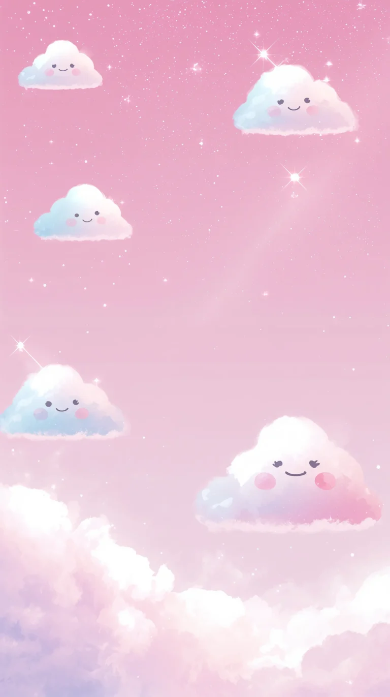 cute-cloud-wallpapers-pastel-smiling-clouds-phone