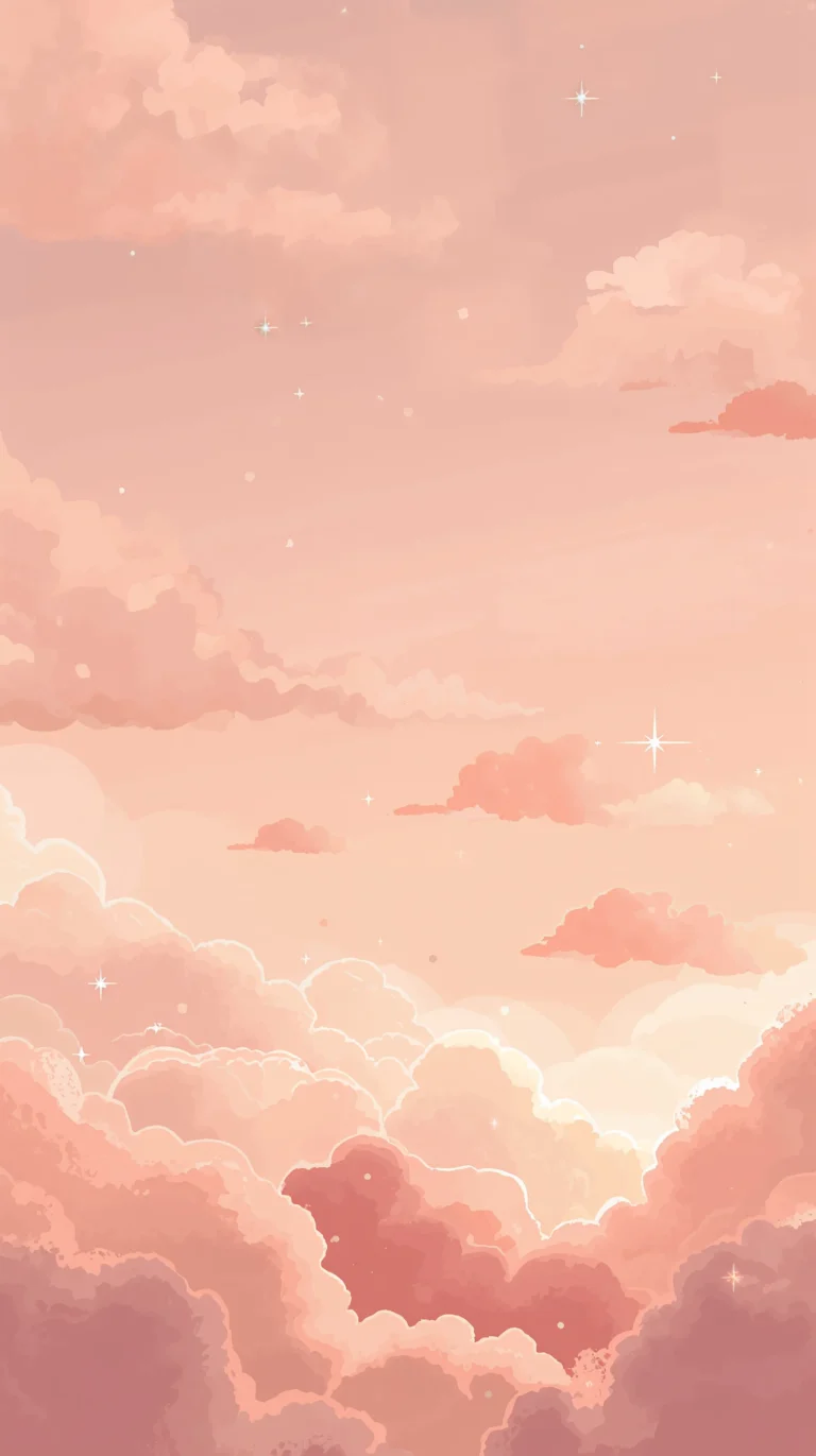 cute-cloud-wallpapers-peach-sunset-clouds-phone