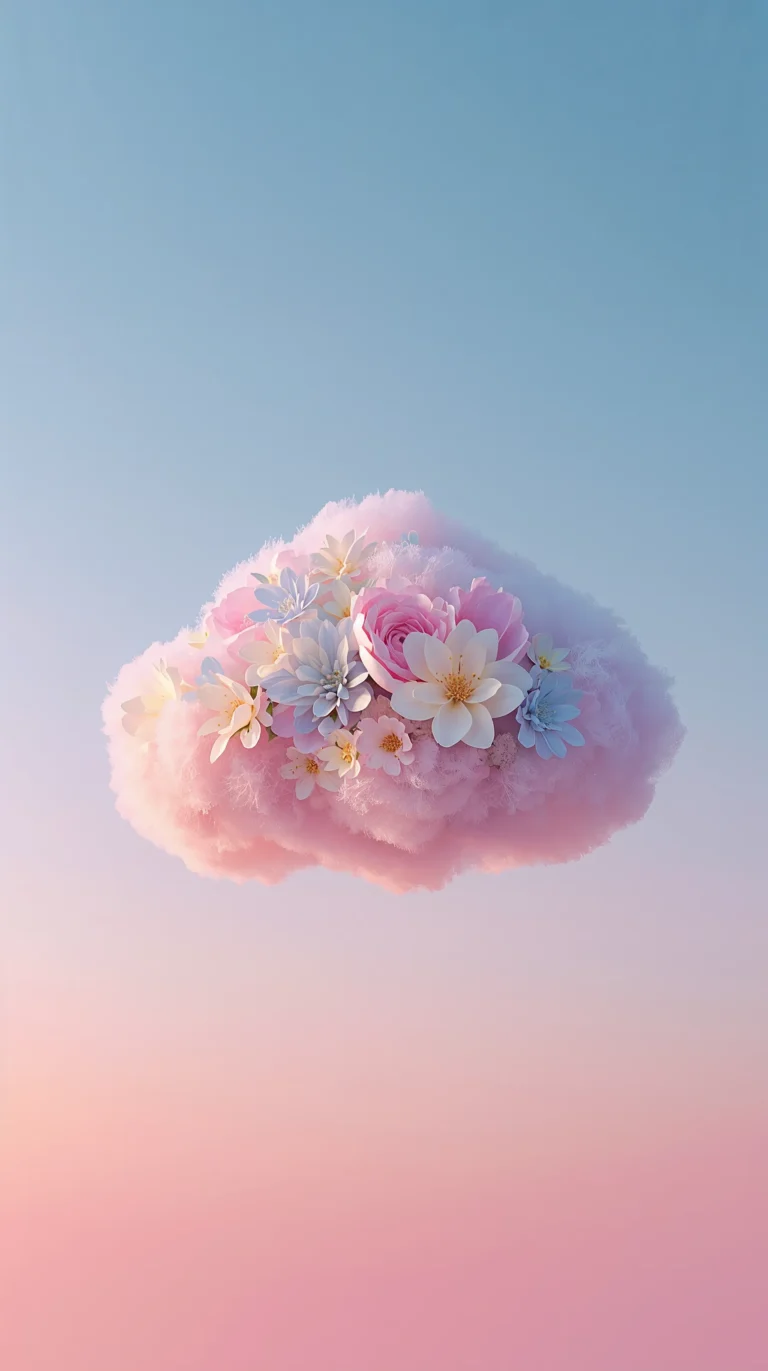 cute-flower-wallpapers-floral-clouds-cotton-candy-phone