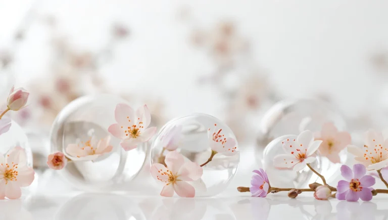 cute-flower-wallpapers-glass-bubble-blossoms.ipad