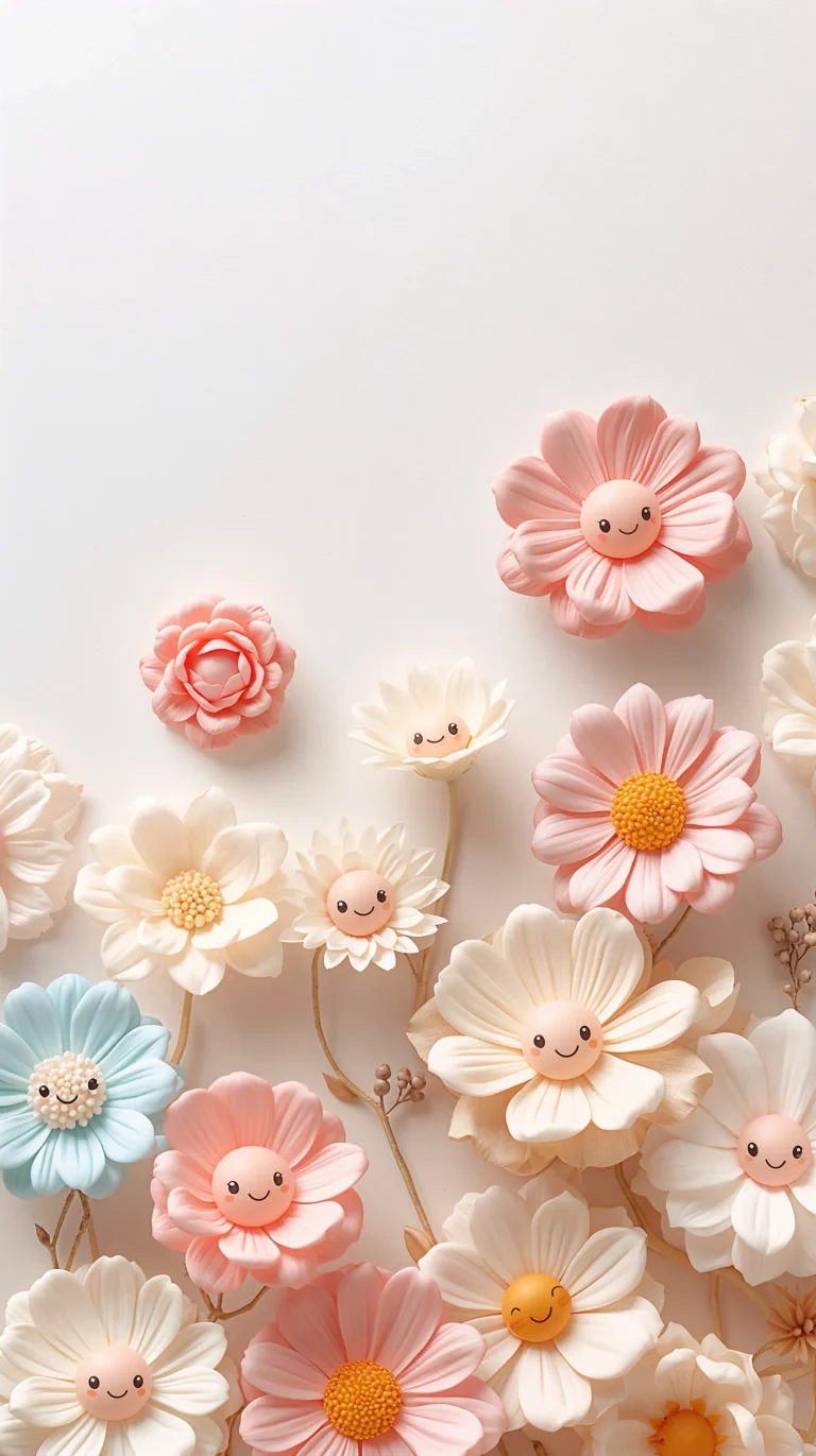 cute-flower-wallpapers-kawaii-smiling-flowers-phone