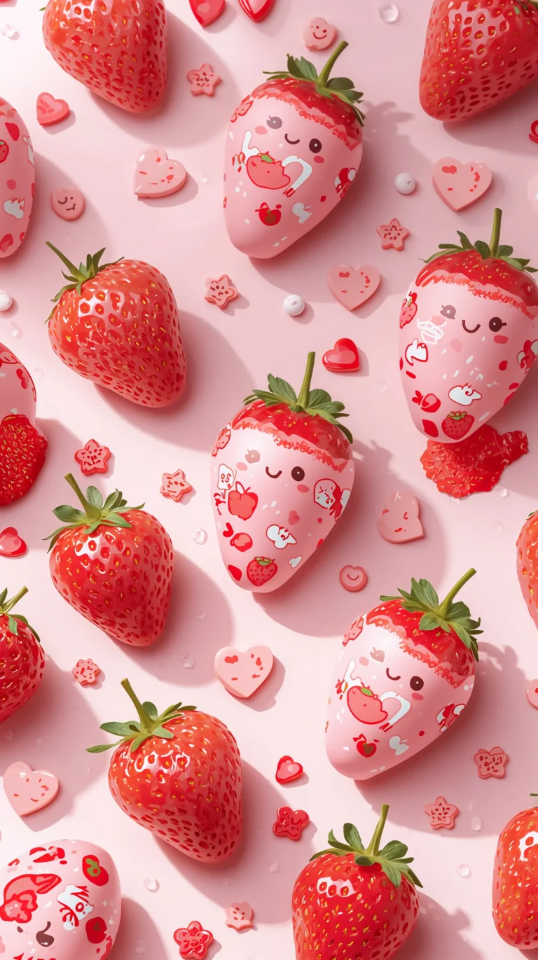 cute-fruit-wallpapers-strawberry-soft-pastel-bby-phone