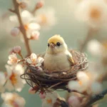 cute-spring-wallpapers-kawaii-bird-nest-spring-cover