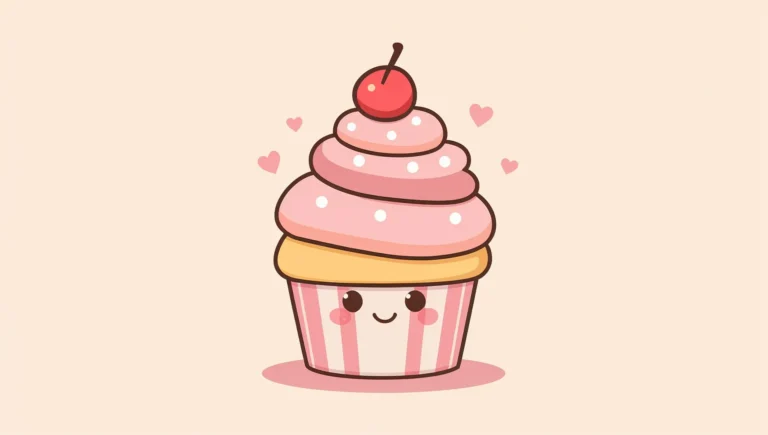 kawaii-pastel-wallpapers-cute-cupcake-illustration-ipad