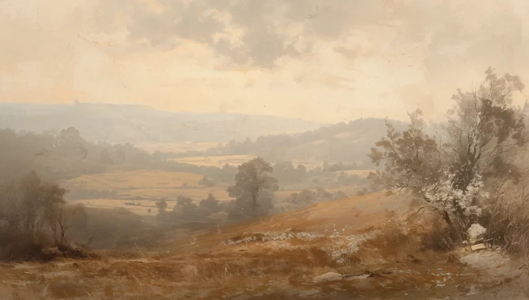 vintage-painting-wallpapers-sunrise-fields-oil-landscape-ipad