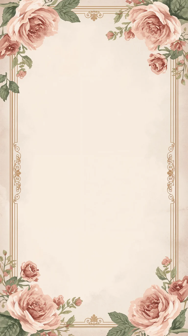 vintage-pastel-wallpapers-floral-frame-vintage-pastel