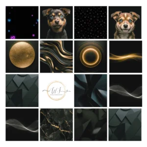 black pillar collage wallpapers