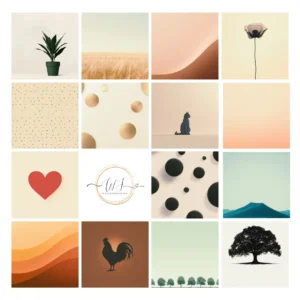 minimal pillar colaction collage