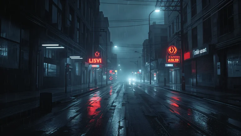 black-dystopian-wallpapers-deserted-neon-street-ipad