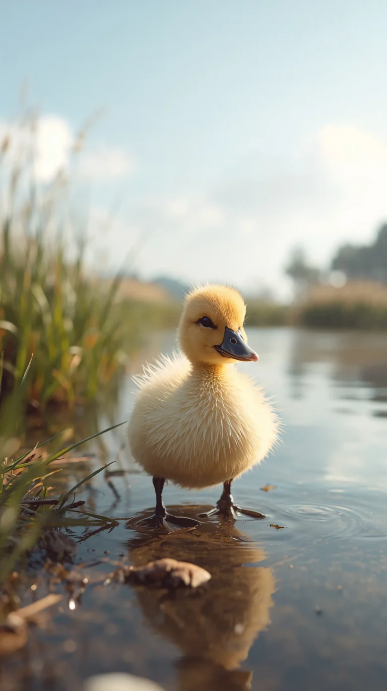 cute-baby-animal-wallpapers-baby-duckling-phone