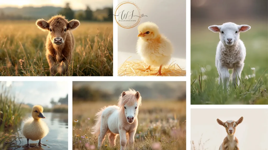 cute baby animal wollapers collage wallpaperinspo.com