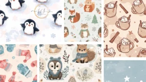 cute pattern wallpapers collage