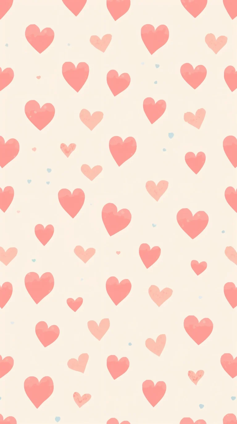 cute-pink-heart-aesthetic-wallpapers-for-phone-kawaii-heart-pattern