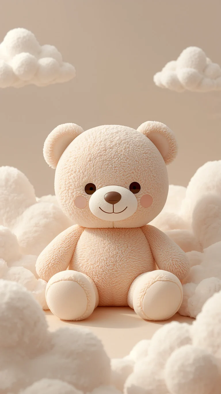 cute-plush-wallpapers-cloud-teddy-cozy-3d