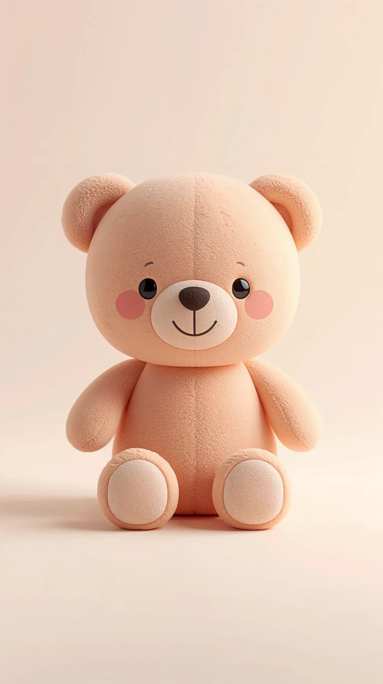 cute-plush-wallpapers-minimal-teddy-portrait