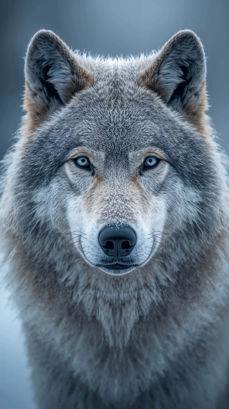 frosty-winter-wallpapers-arctic-wolf-portrait-winter-phone