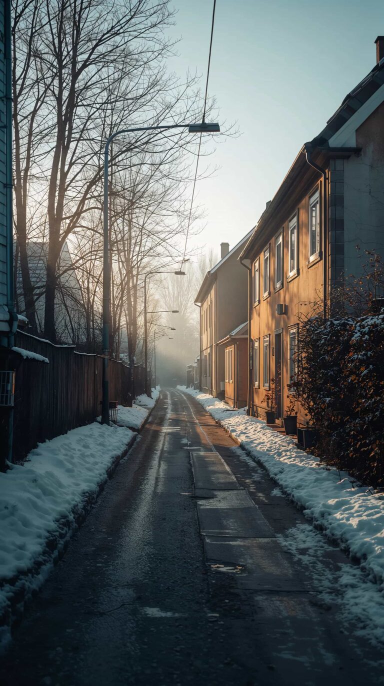 late-winter-wallpapers-quiet-village-winter-morning-phone