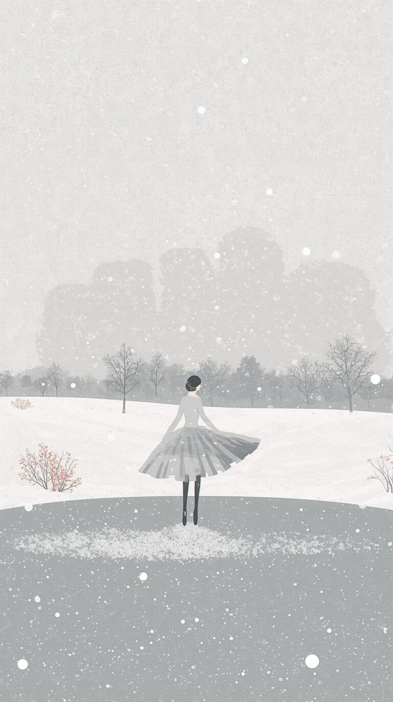 minimal-winter-wallpapers-ballerina-frozen-lake