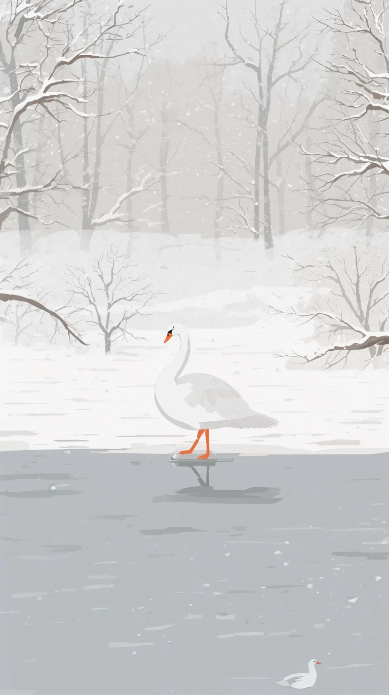 minimal-winter-wallpapers-swan-ice-skating