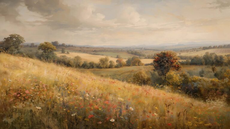 vintage-countryside-painting-wallpapers-colorful-meadow-hills-laptop