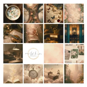 vintage pillar collage wallpaperinspo.com