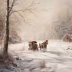 vintage-snow-wallpapers-horse-sleigh-traditional-art-cover
