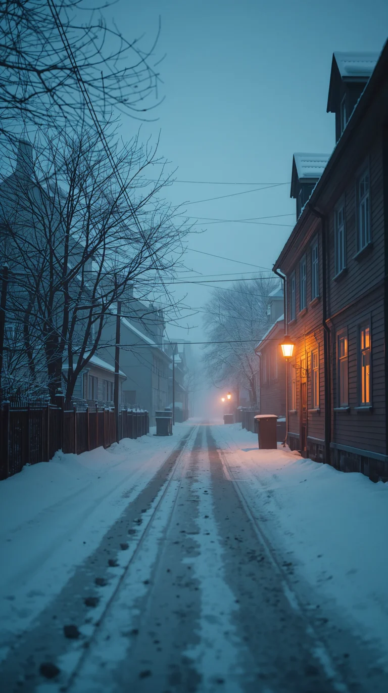 vintage-winter-mood-wallpapers-vintage-village-street-phone