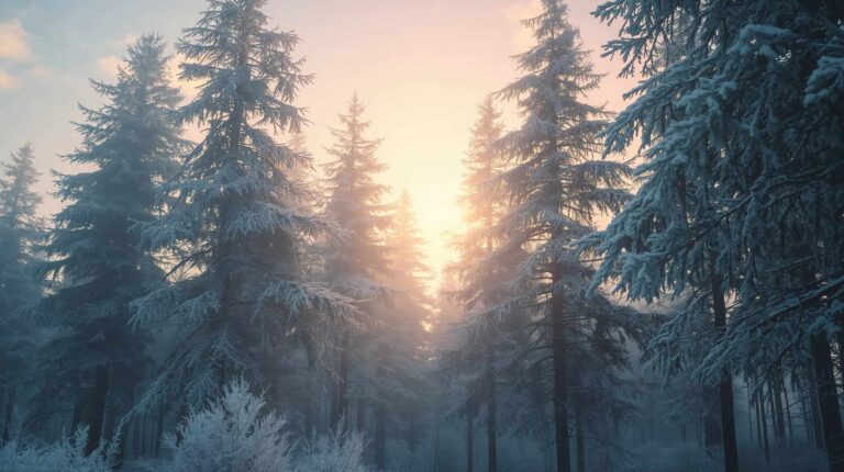 winter-morning-wallpapers-frosty-forest-sunrise-laptop