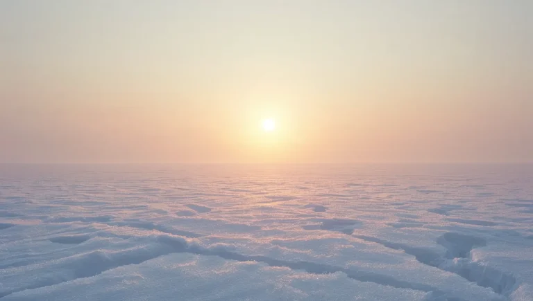 winter-morning-wallpapers-minimal-snow-field-sun-glow-ipad