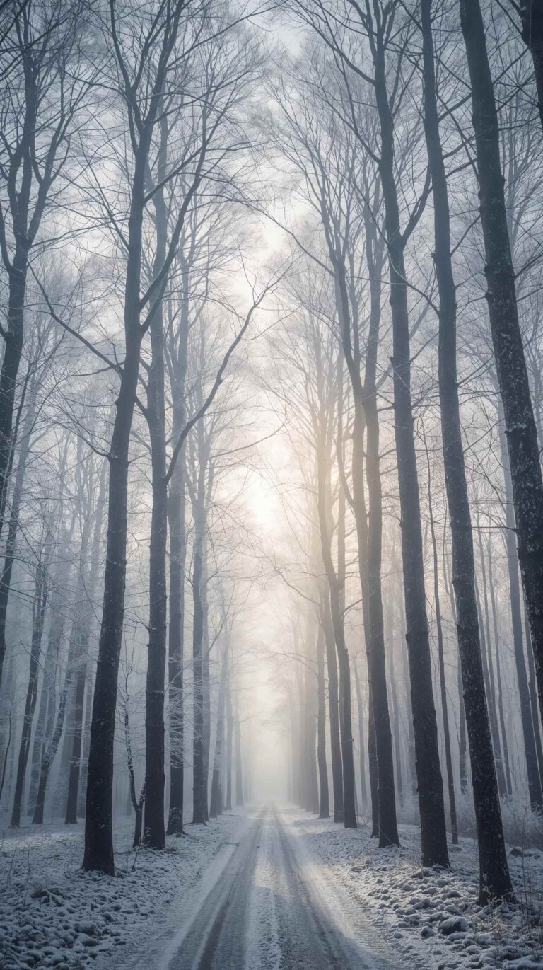 winter-morning-wallpapers-winter-trees-morning-haze-phone