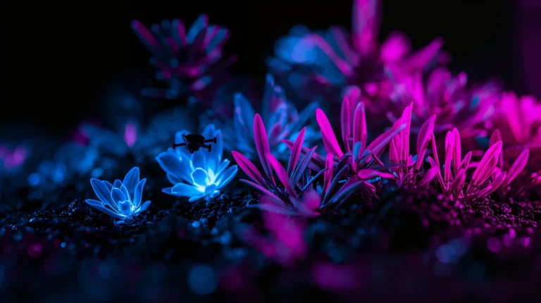 black-neon-cyberpunk-macro-backgrounds-glowing-neon-garden-laptop