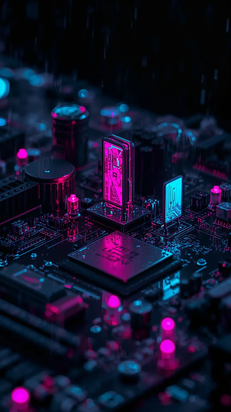 black-neon-cyberpunk-macro-backgrounds-motherboard-city-phone