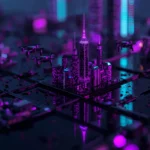 black-neon-cyberpunk-macro-backgrounds-neon-skyline-water-droplet-cover