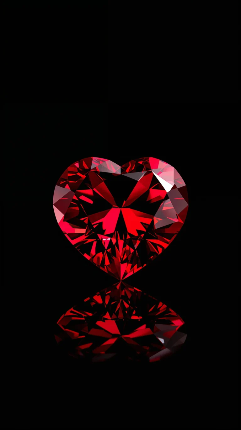 black-red-valentine-aesthetic-wallpapers-for-phone-diamond-heart-luxury
