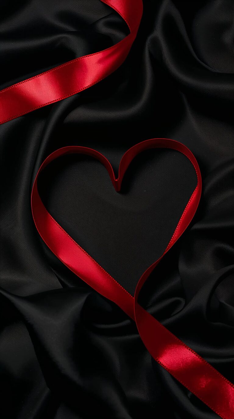 black-red-valentine-aesthetic-wallpapers-for-phone-silk-ribbon-heart