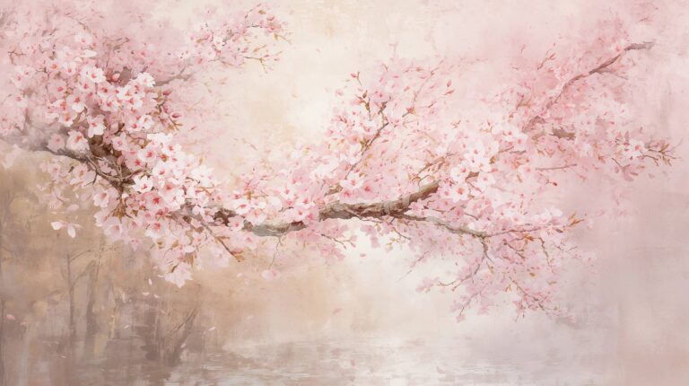 cherry-blossom-painting-wallpapers-aesthetic-abstract-floating-petals-laptop
