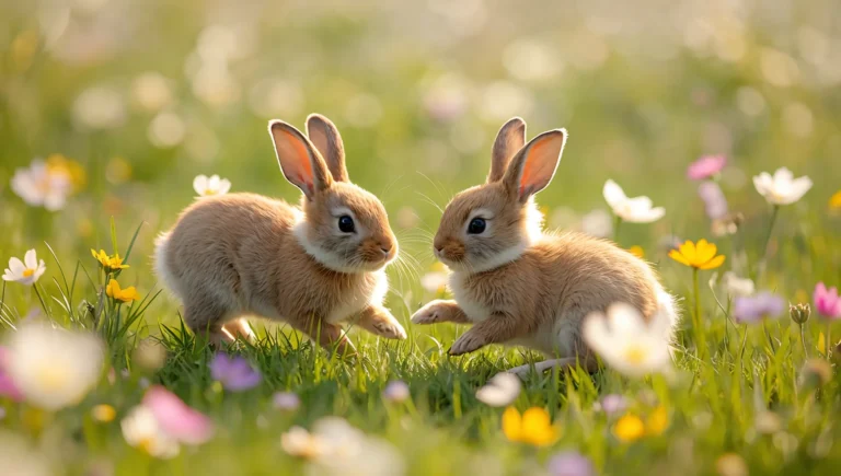 cute-bunny-wallpapers-pastel-spring-aesthetic-4k-two-bunnies-playing-ipad
