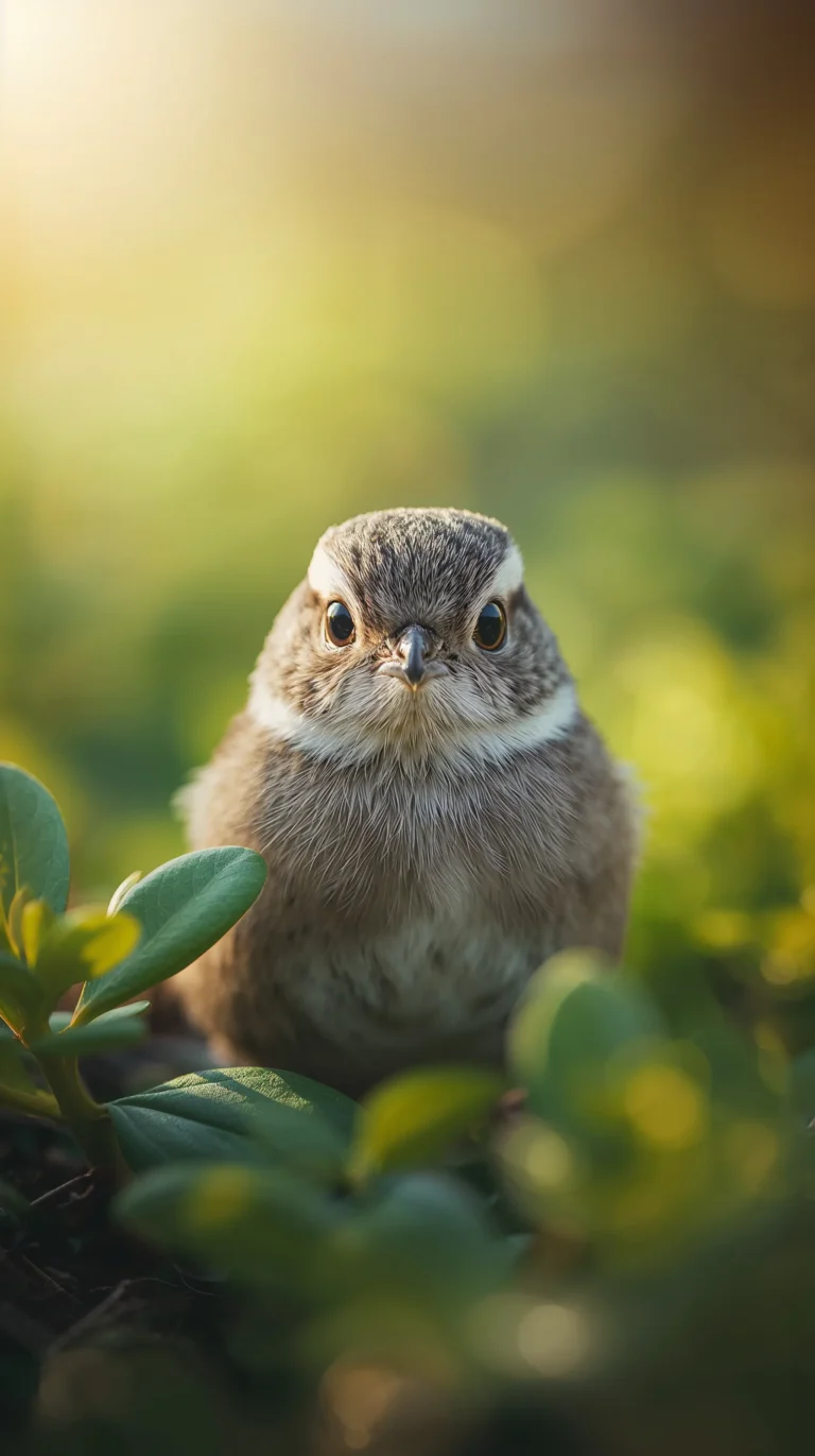 cute-macro-animal-wallpapers-spring-aesthetic-forest-baby-bird-closeup-phone