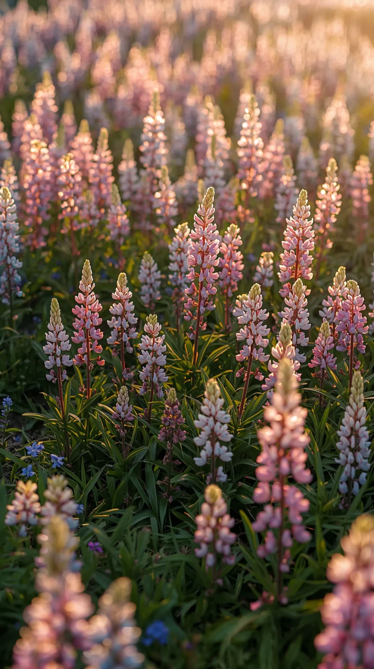 first-bloom-spring-wallpapers-aesthetic-4k-blooming-lupines-lavender-phone