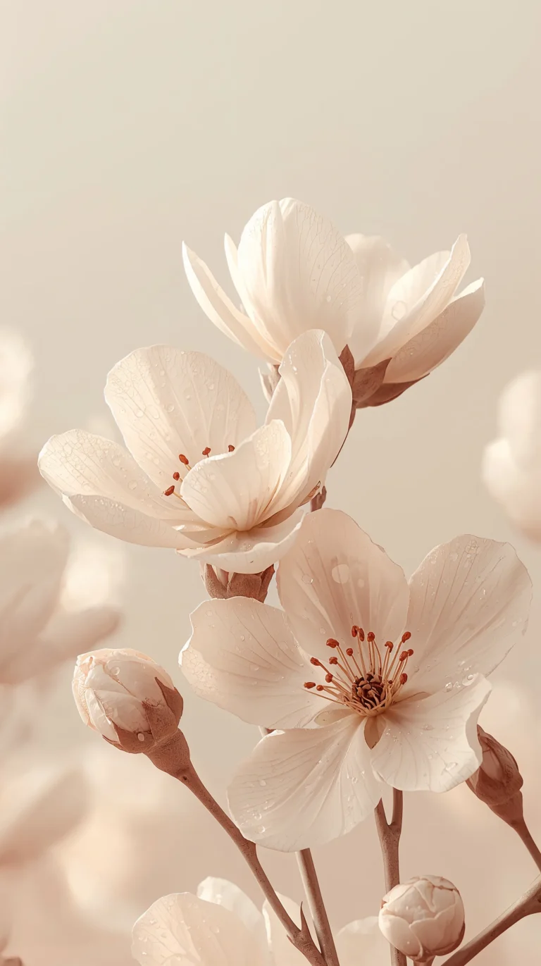 first-bloom-spring-wallpapers-aesthetic-4k-neutral-spring-bloom-phone