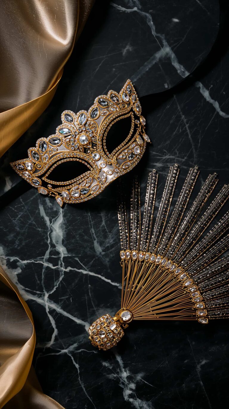 masquerade-ball-aesthetic-wallpapers-jeweled-fan-mask-flatlay-phone