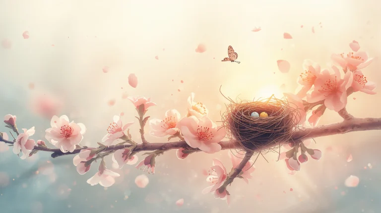 minimal-spring-aesthetic-wallpapers-for-every-device-bird-nest-bloom-laptop